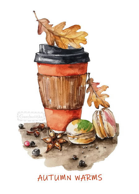 

Открытка "Осень согревает"