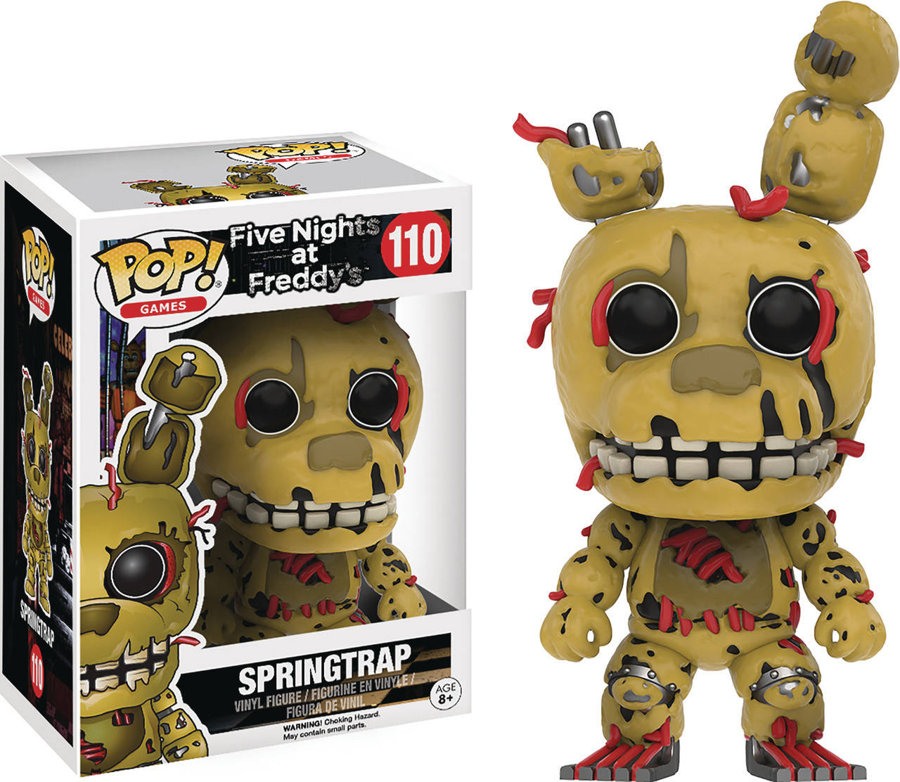 

Фигурка Фанко Поп Пять ночей с Фредди Спрингтрап Funko Pop Five Nights at Freddy's Springtrap 10 см FNAF S 110