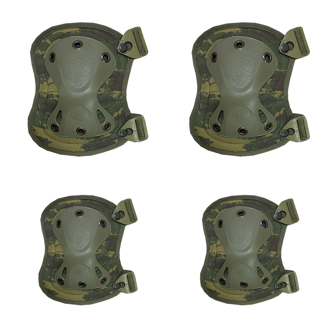 

Наколінники та налокітники Комплект Тактичні Oklai Turkey (olive) 2+2