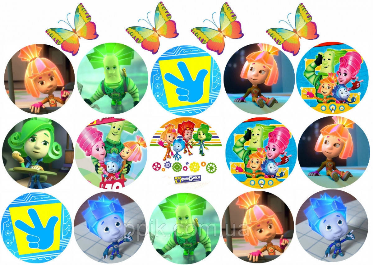 

Вафельная картинка Фиксики 3