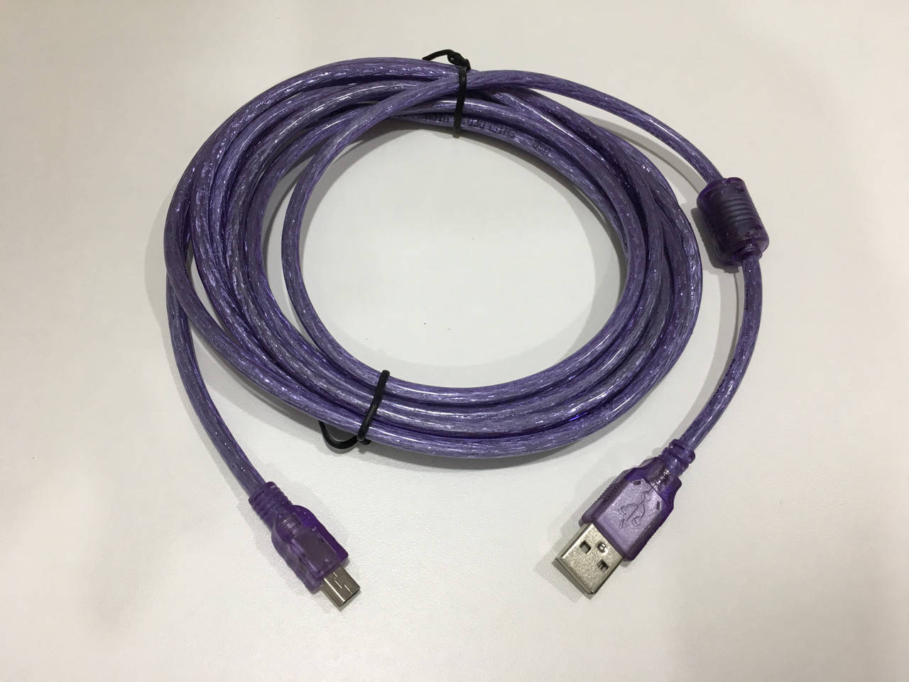 

Кабель USB- mini USB 3 метра для навигаторов и видеорегистраторов, Синий