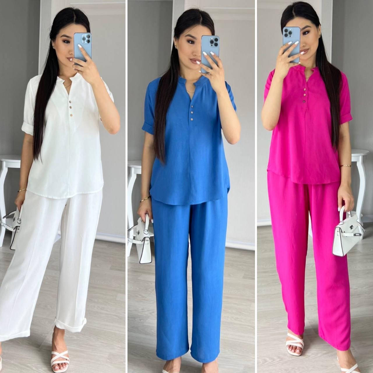 

Костюм женский креп жатка Размеры: 42-52(4цв) "ALINA" недорого от прямого поставщика, Разные цвета