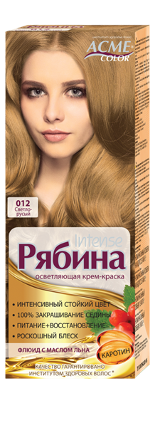 

Краска для волос Рябина 012 Светло Русый