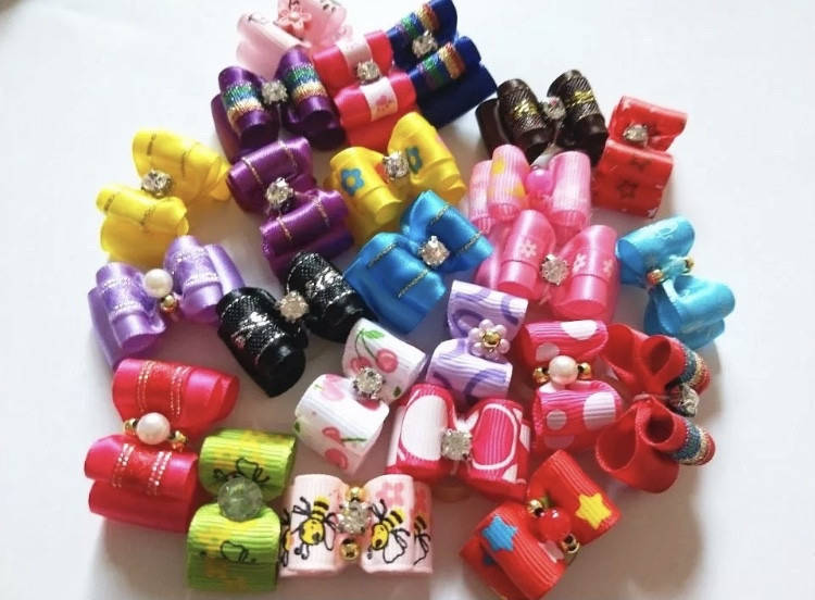 

Резинки для собак Бантик