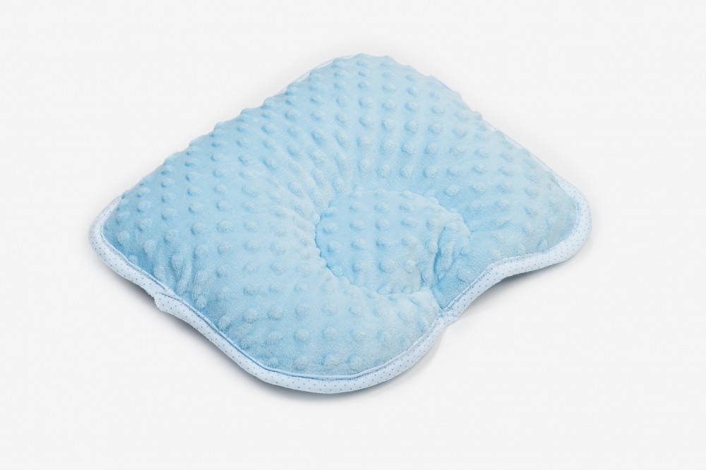

Подушка в коляску ортопедическая Twins Minky blue