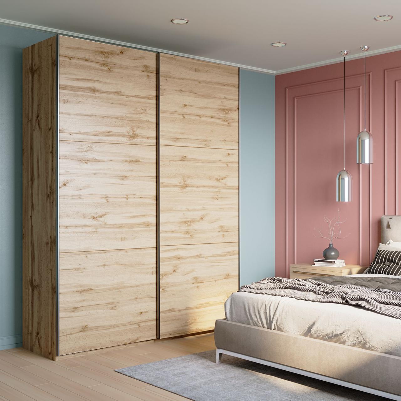 Шафа купе Doros G-Caiser Дуб Евок 2 ДСП / 3 частини 180х60х240 (80737748) 3