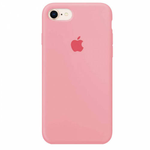

Чехол накладка для IPhone 6 Plus / накладка на айфон 6 плюс (розовый цвет) с микрофиброй / бампер soft touch, Светло-розовый