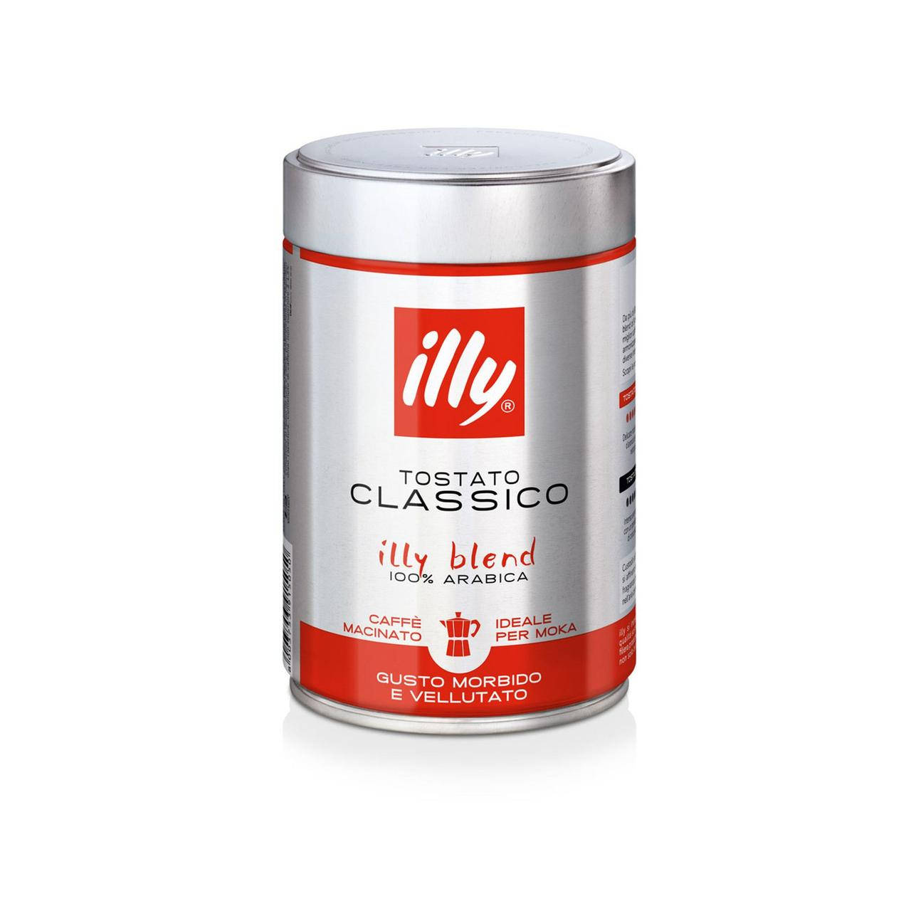 

Кофе арабика молотый ILLY Espresso, 250г ж/б смесь из девяти сортов арабики