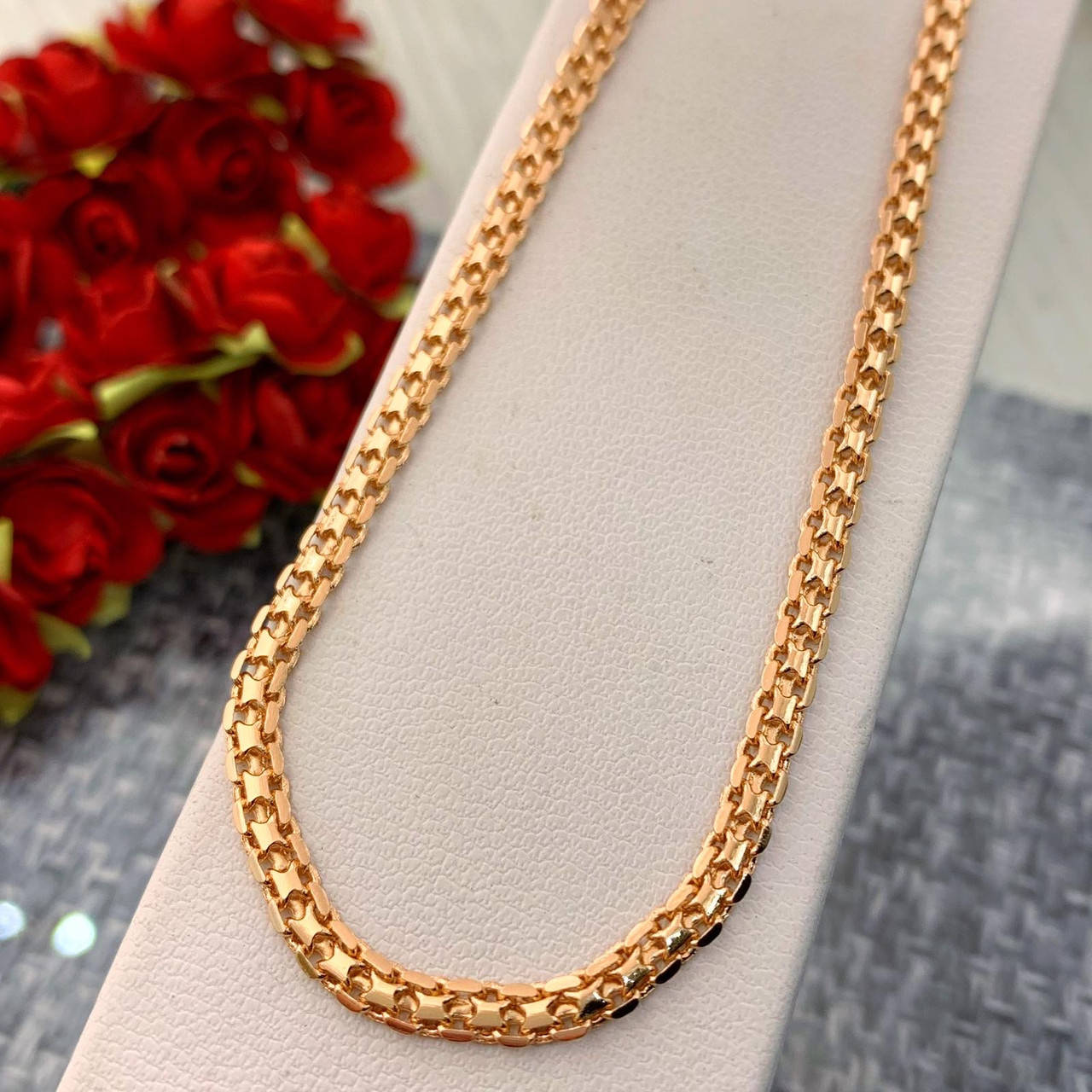 

Цепочка CH 1028, Длина 60 см, Ширина 4 мм, позолота РО