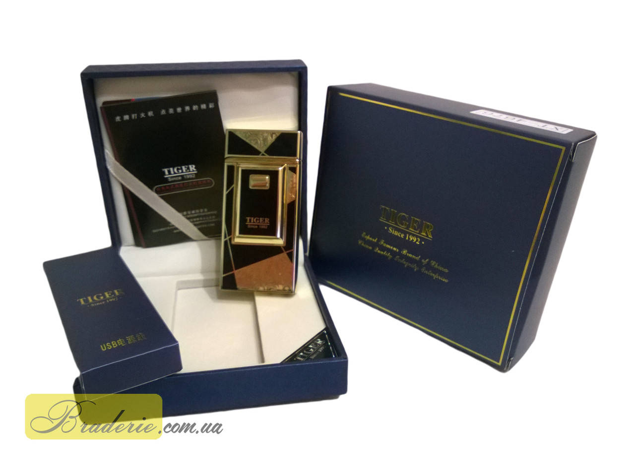 

Электроимпульсная USB зажигалка Tiger 4676, Красный