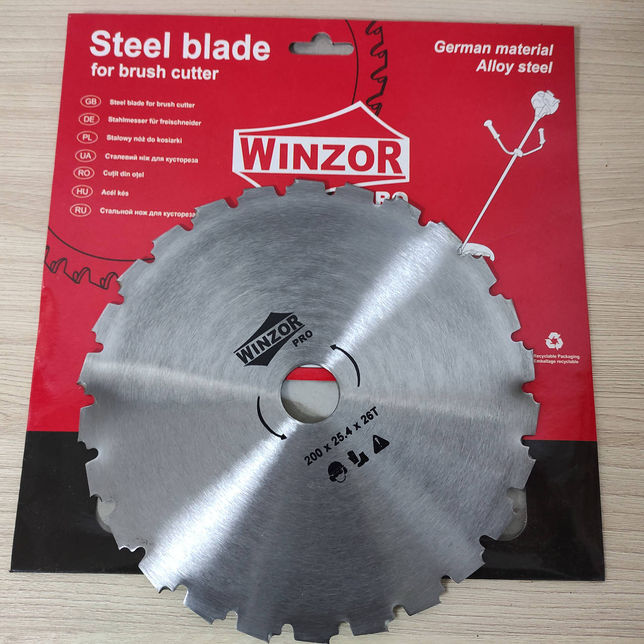

Нож для мотокосы Winzor 26T (200*25.4*1.3)