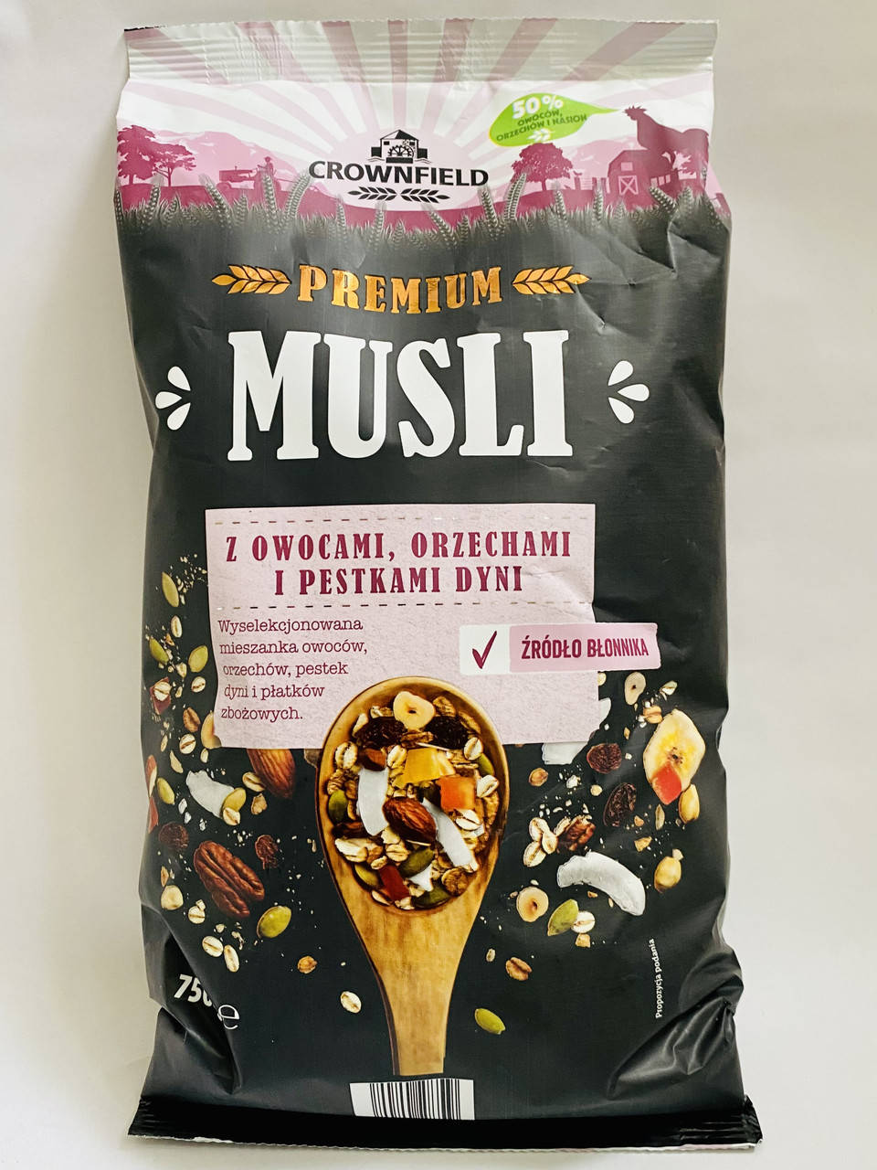 

Мюсли Crownfield Premium, 750 г