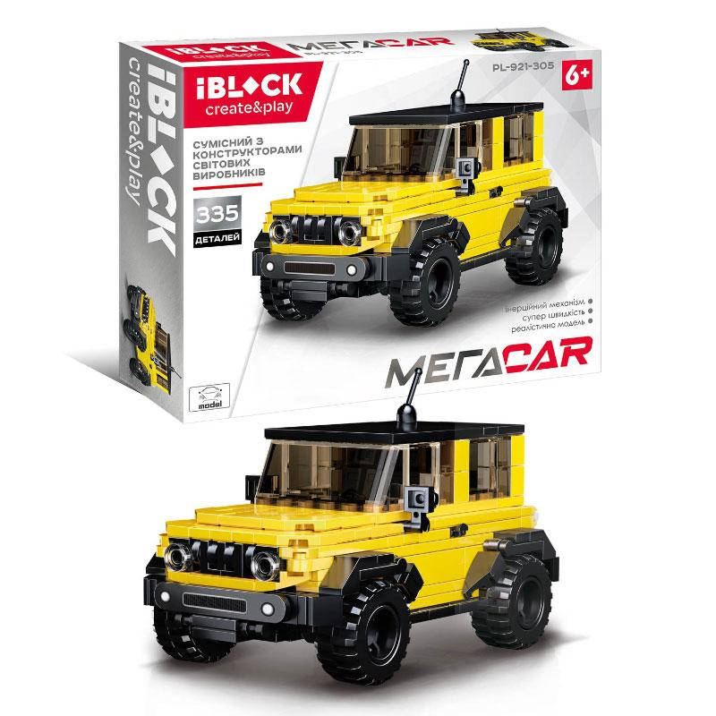 

Конструктор IBLOCK PL-921-305, 335 дет, Желтый