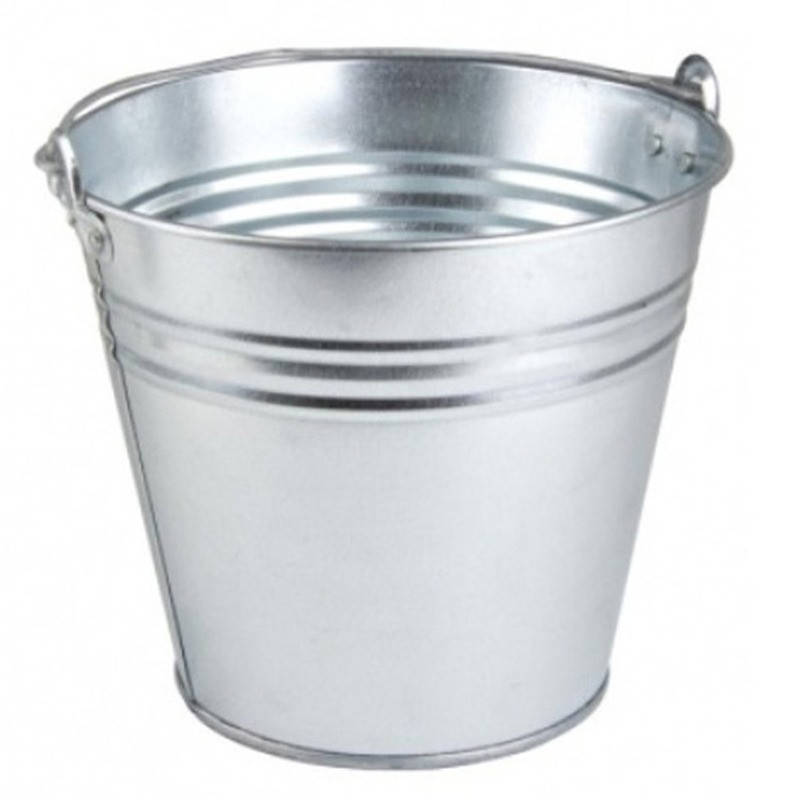 

Ведро оцинковка 7 л, Светло-серый
