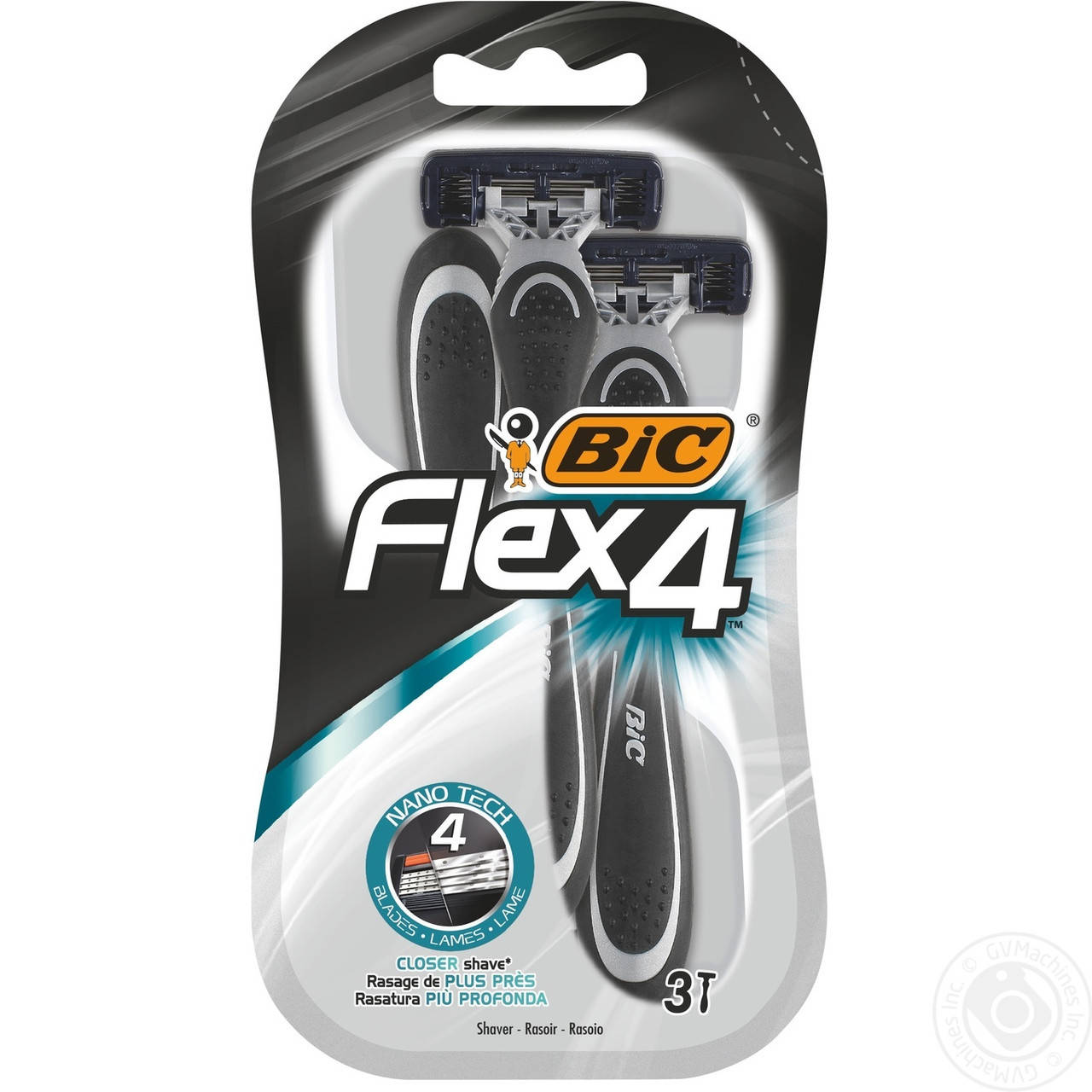 

BIC® мужские одноразовые станки BIC® Comfort 4 Flex 1уп/3шт