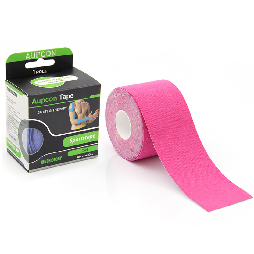 

Кинезио Тейп Kinesiology Tape AUPCON 5см х 5м индивидуальная упаковка розовый