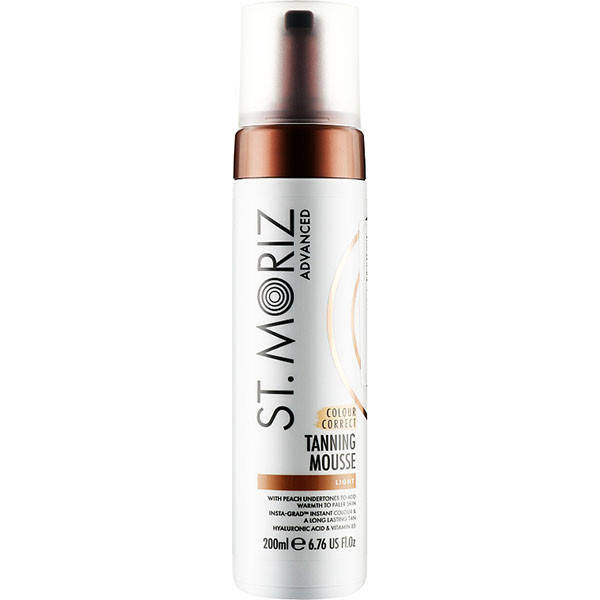 

Автобронзат-мус для світлої шкіри St Moriz Advanced Colour Correcting Mousse Light 200 мл