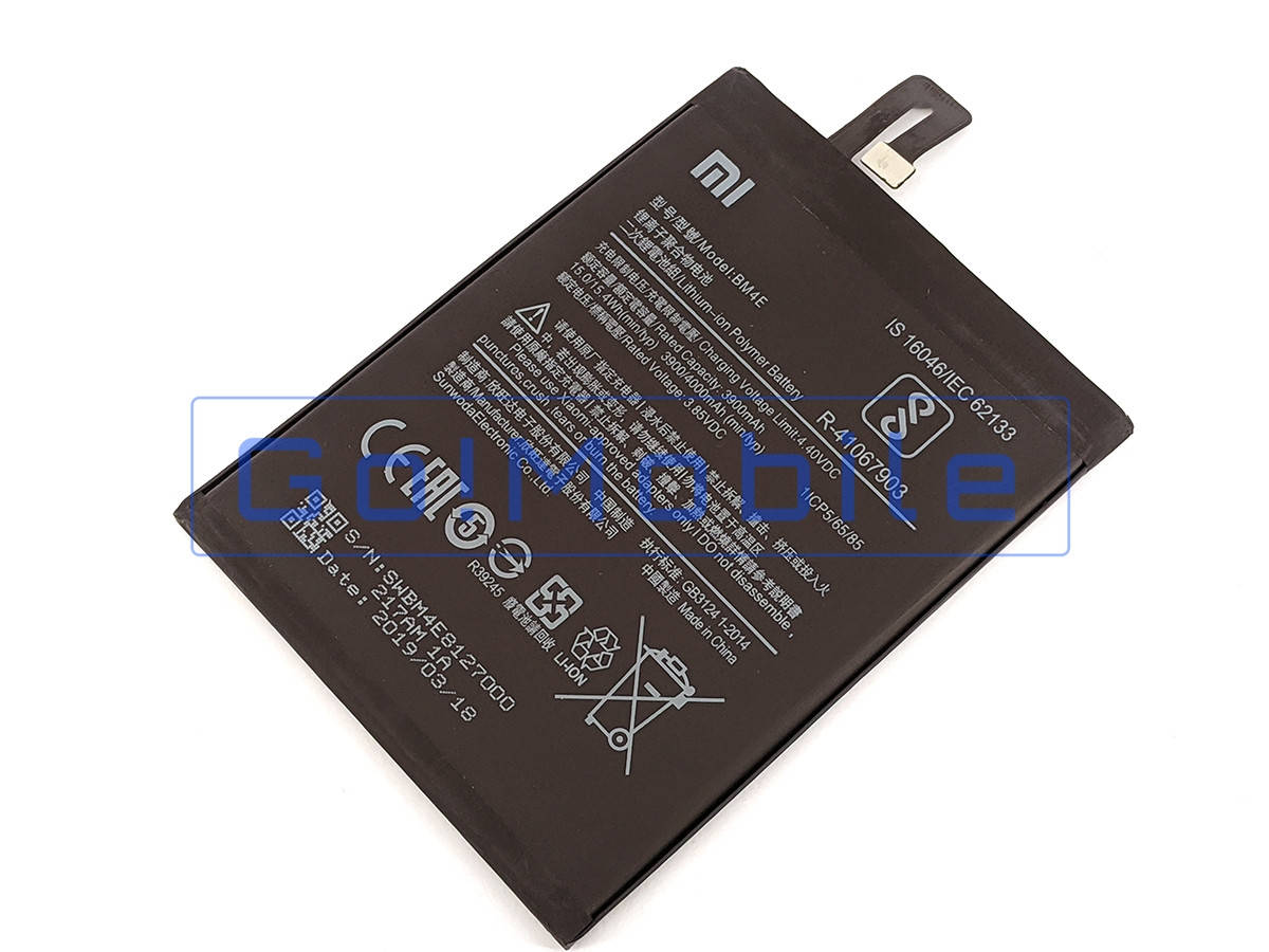 

Аккумулятор для Xiaomi BM4E, Pocophone F1 оригинал (Китай) тех.уп.