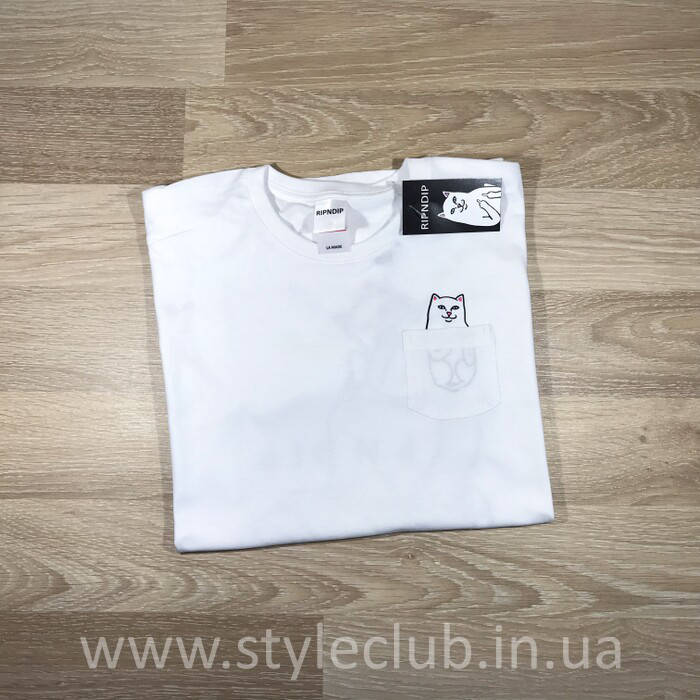 

Футболка RipNDip. Кот с факом.
