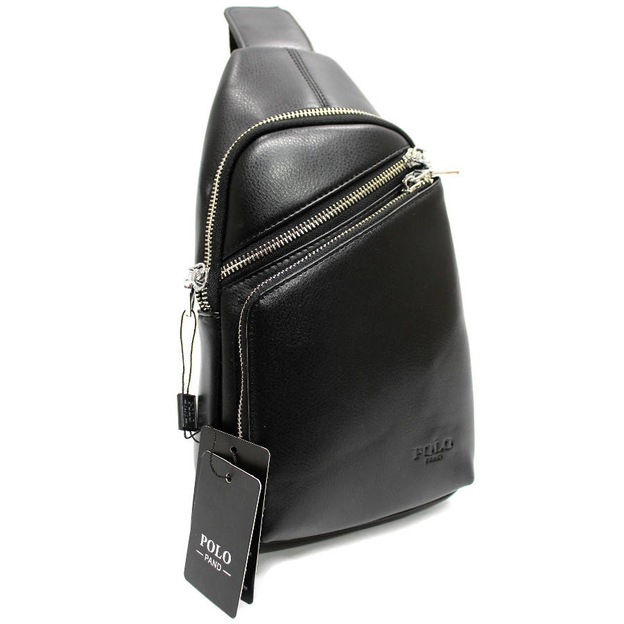 

Мужская сумка-слинг через плечо, из кожзама "Polo" YR B1203