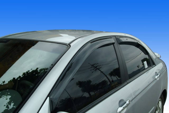 

Дефлекторы окон, ветровики Kia Cerato 2004-2008 (Autoclover)