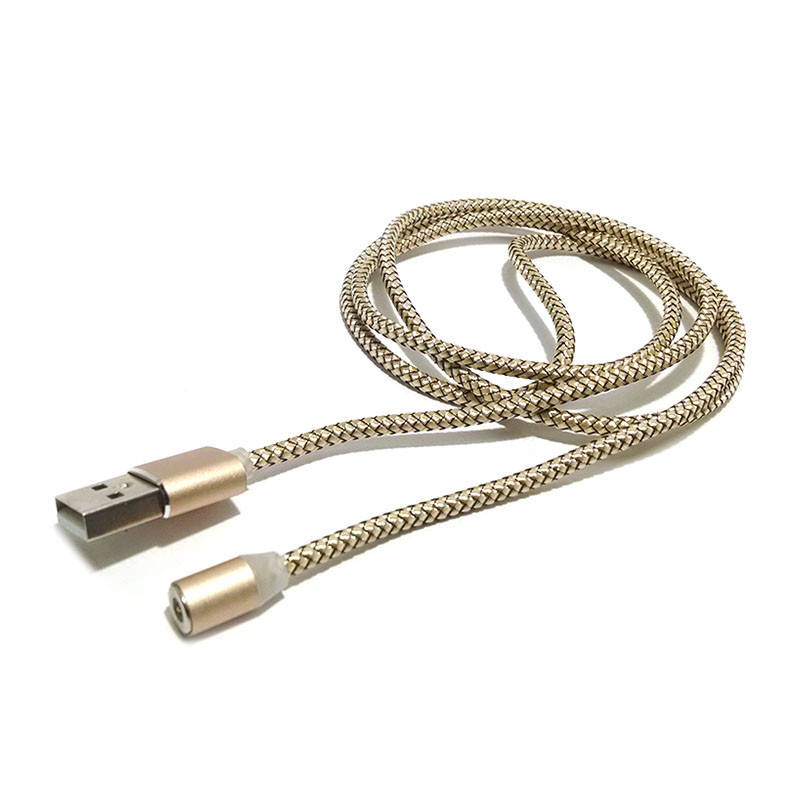 

Кабель USB Magnetic 360° Braid (без коннектора), золотой