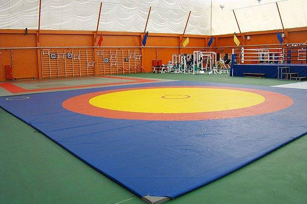 

Борцовский ковер олимпийский для борьбы, дзюдо (маты с покрышкой) OSPORT