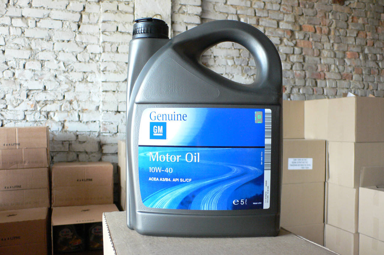 

Масло моторное полусинтетическое GM Motor Oil Semi Synthetic 10W-40 (20 литров).