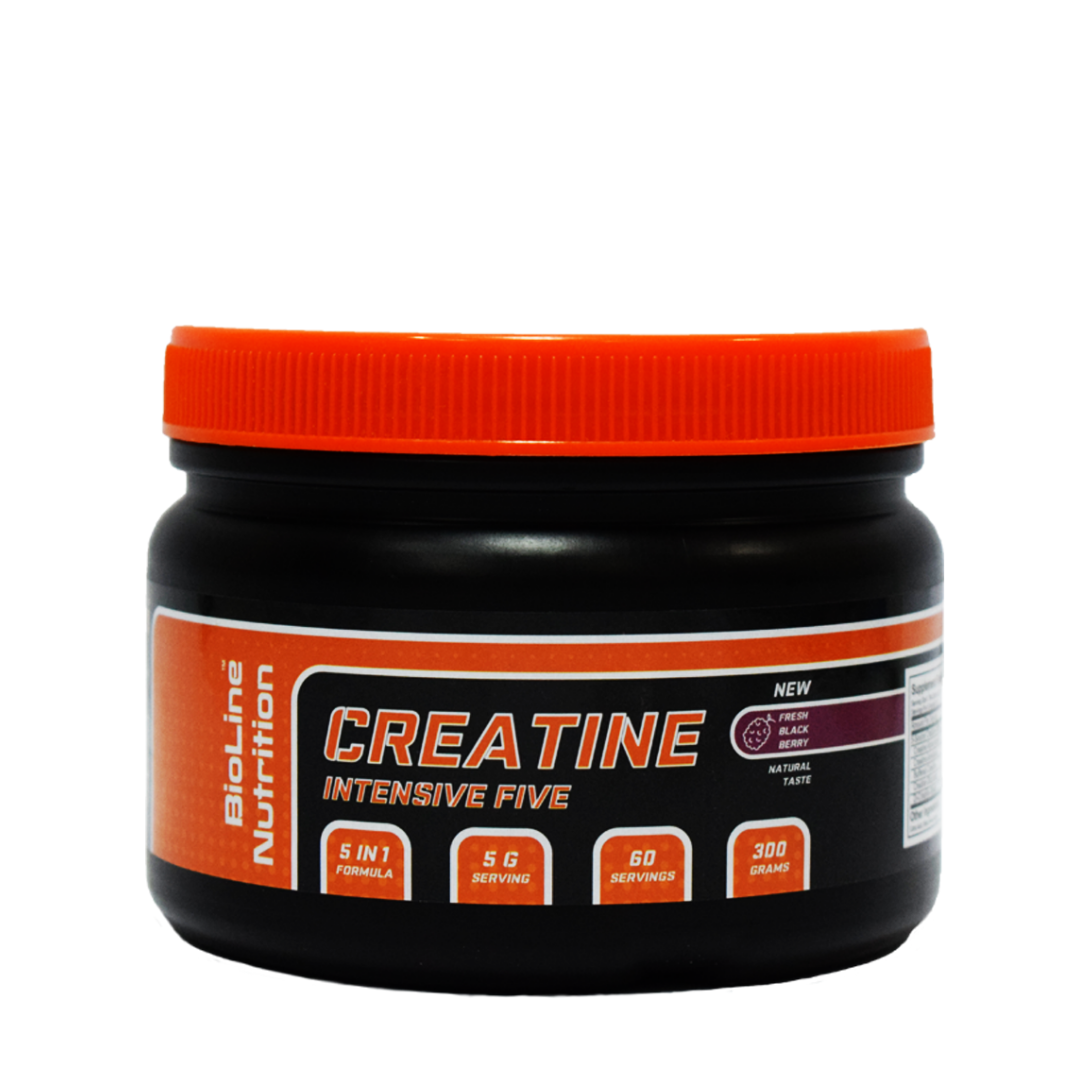 

ВКУСОВОЙ CREATIN INTENSIVE FIVE (креатин) Ежевика, Германия, 0,3 кг
