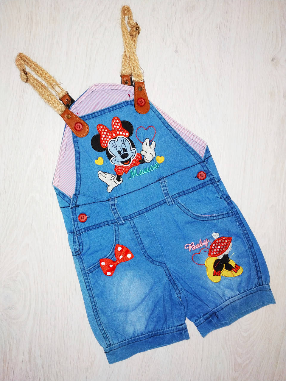 

Джинсовый комбинезон, Babexi, арт. 3987, 98-110 см, Голубой