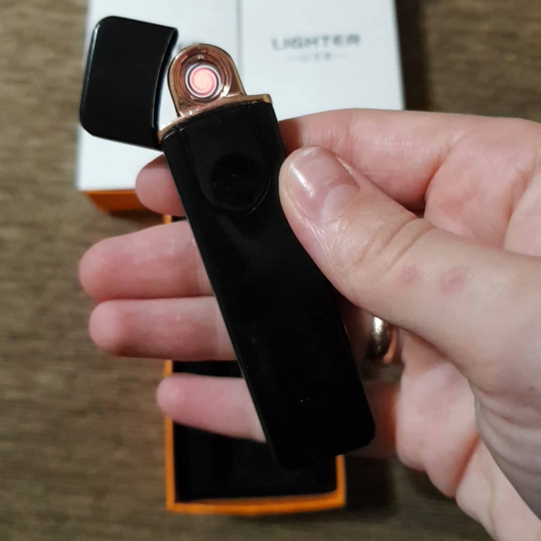 

USB зажигалка Спираль сенсорная