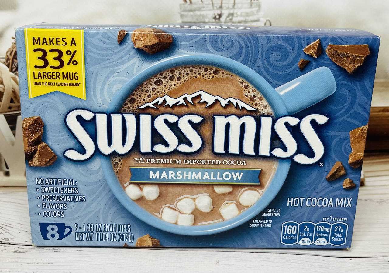 

Гарячий шоколад Swiss Miss з білим Marshmallow, 8 порцій