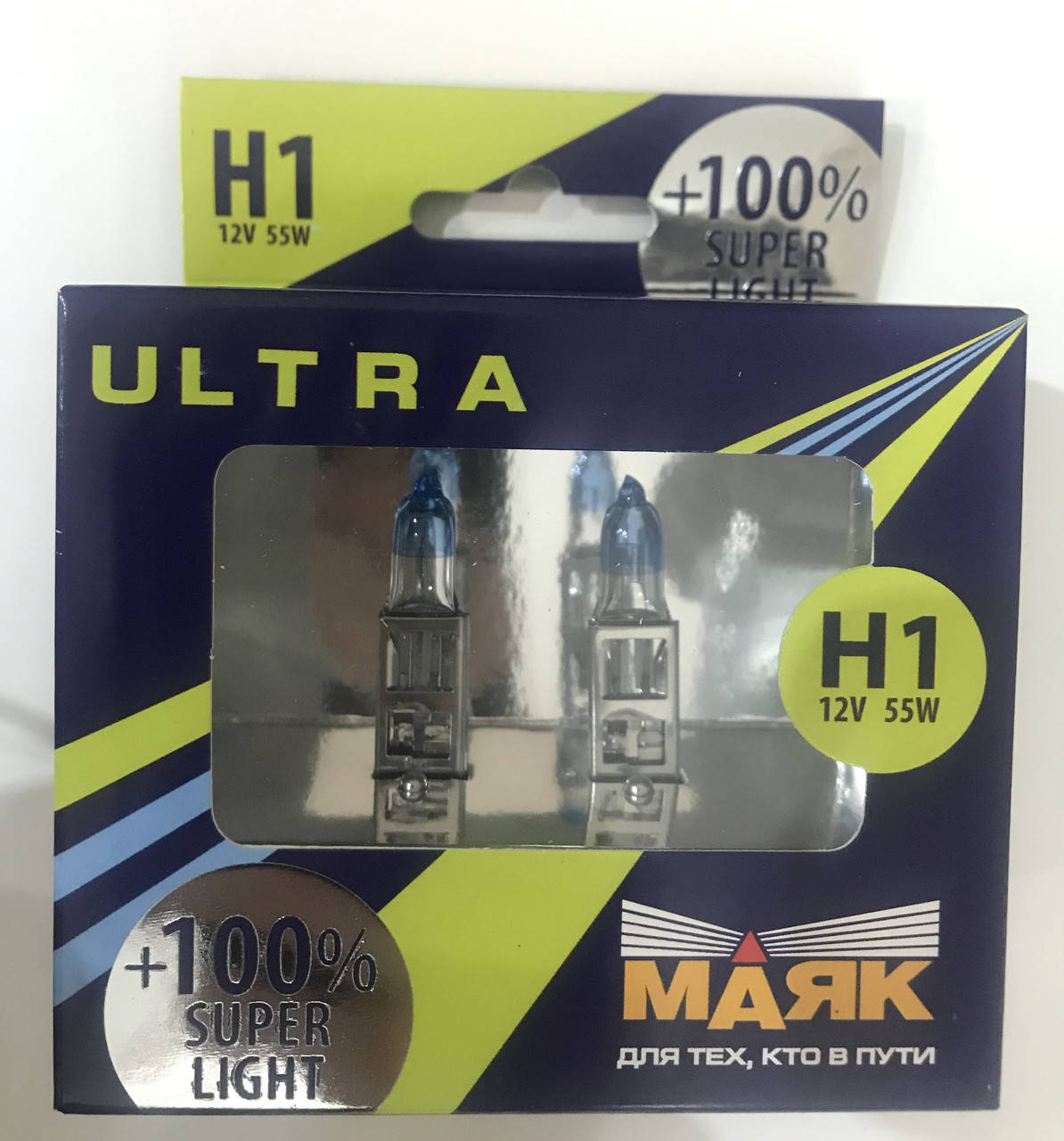 

Автомобильная лампа МАЯК +100% H1 12V 55W 82120