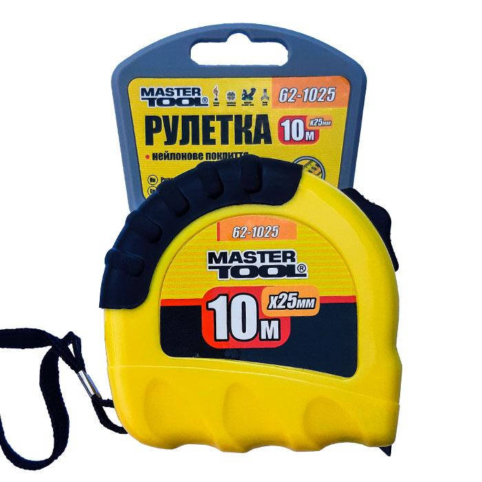 

Рулетка измерительная, метр с фиксатором MasterTool 10м.