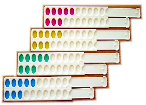 

Линейка пластиковая Абак Спектр