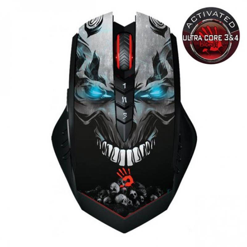 

Мышка A4-Tech Bloody R80A Skull, Черный