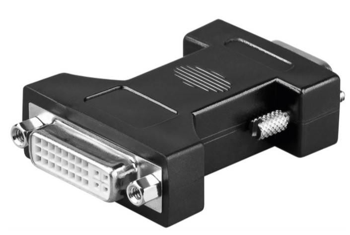 

Перехідник моніторний DVI-VGA HD15 F/M Lucom адаптер 24+5 Nickel Черный(62.09.8165)