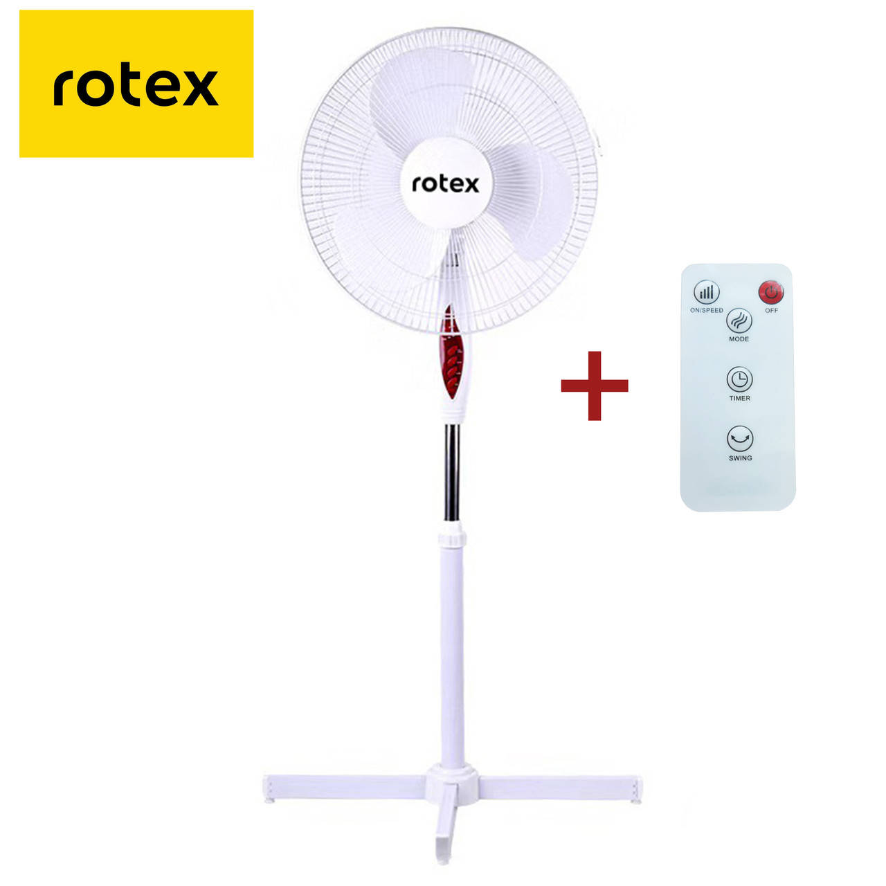 

Вентилятор с пультом, Rotex RAF55-E, 40Вт.