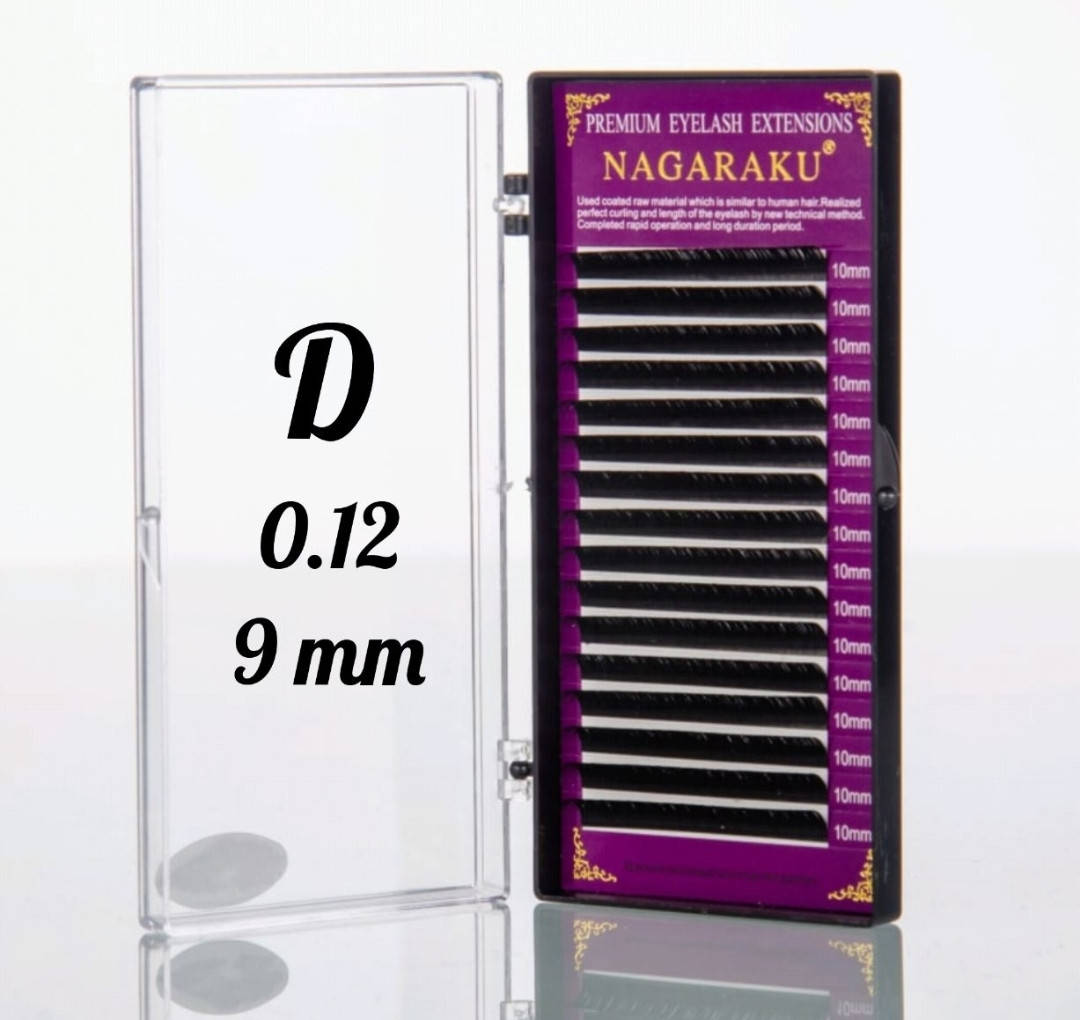

Ресницы Nagaraku 0.12D - 9 мм
