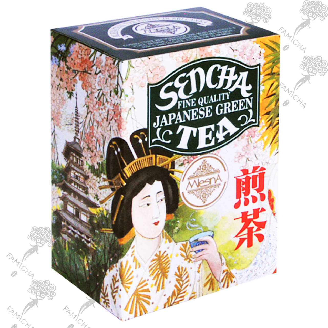 

Зеленый чай Сенча японский, Sencha Green Tea, Млесна (Mlesna) 100г