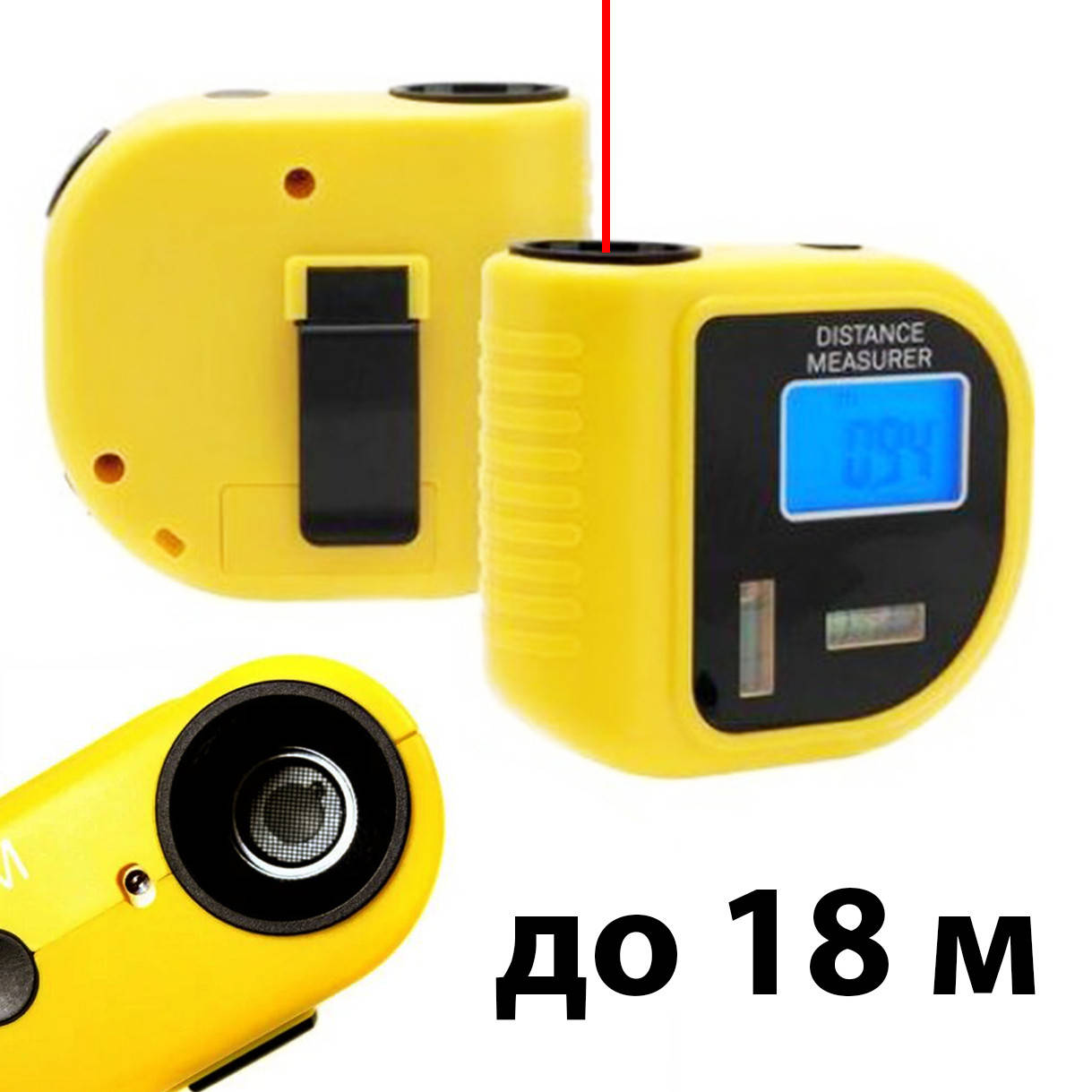 

Электронный дальномер лазерная рулетка CP 3010 до 18 м цифровая лазерная электронная линейка с уровнем