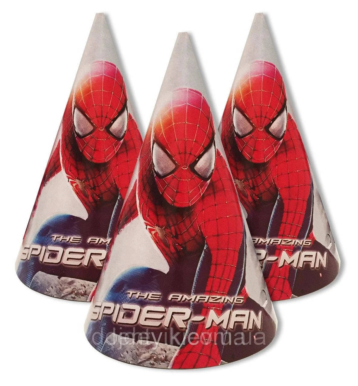 

Колпачки, Человек Паук праздничные карнавальные 16 см (1шт)-