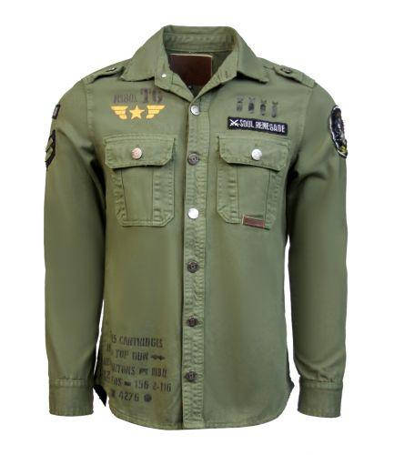 

Оригинальная рубашка Top Gun Military Shirt TGR1801 (Olive), Оливковый