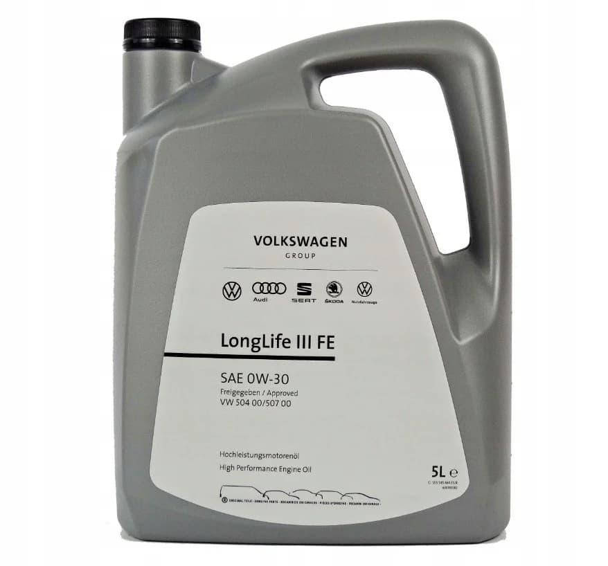 

Олива моторна VAG LongLife III FE 0W-30, 5л. 50400/50700