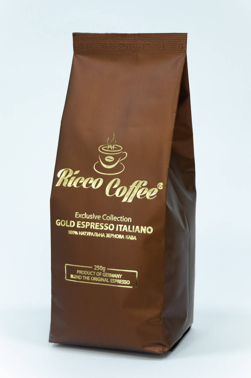 

Зерновой кофе Ricco Coffee Gold Espresso Italiano 250 гр