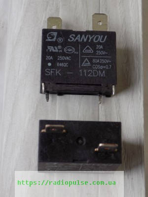 

Реле SFK-112DM ( SFK-112LM , JQX-102F , HLS-102F , HF102F , MPY-S-112-A , G4A-1A-E-12 , CHF-V-112DA2 ) 12VDC (