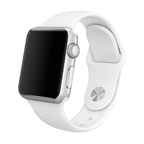 

Ремешок силиконовый для Apple Watch 38/40 mm (09) White