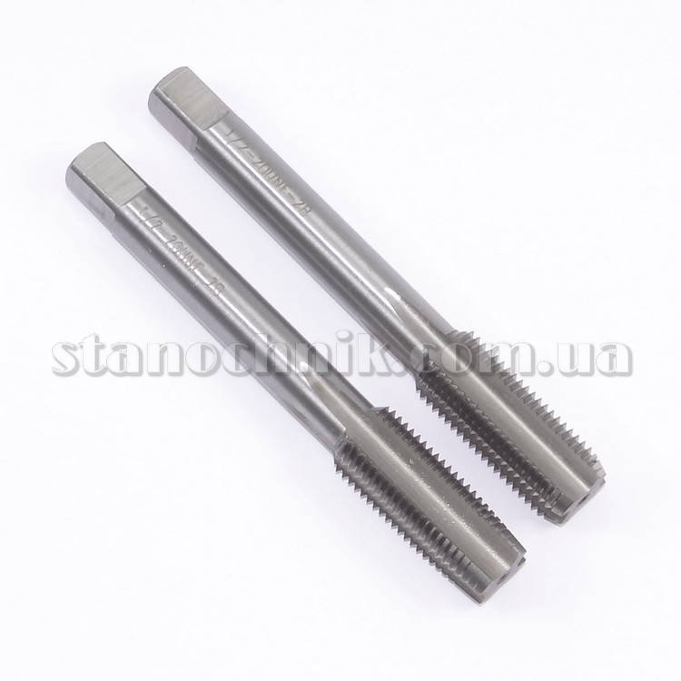 

Метчик дюймовый UNF 1/2"-20 Р6М5 (HSS) (2 шт) Китай G