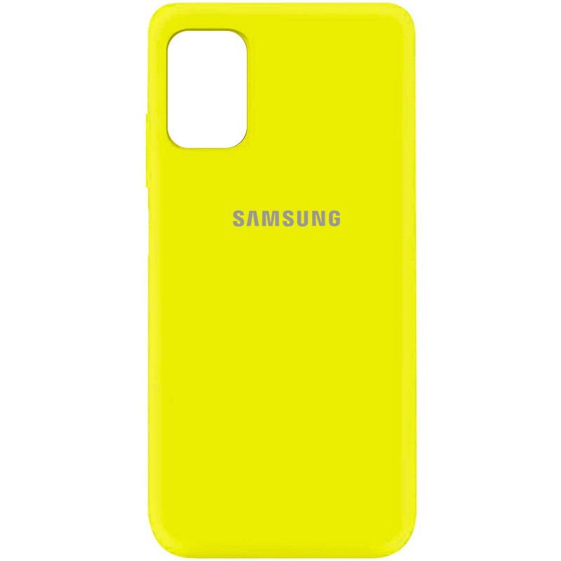 

Силиконовый чехол Silicone Cover на телефон Samsung Galaxy A71 / Самсунг А71, Желтый