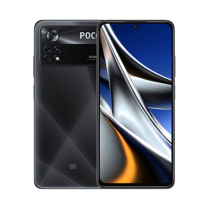 

Смартфон POCO X4 Pro 5G 6/128 108MP Amoled 5000mah EU Laser Black без коробки, Черный